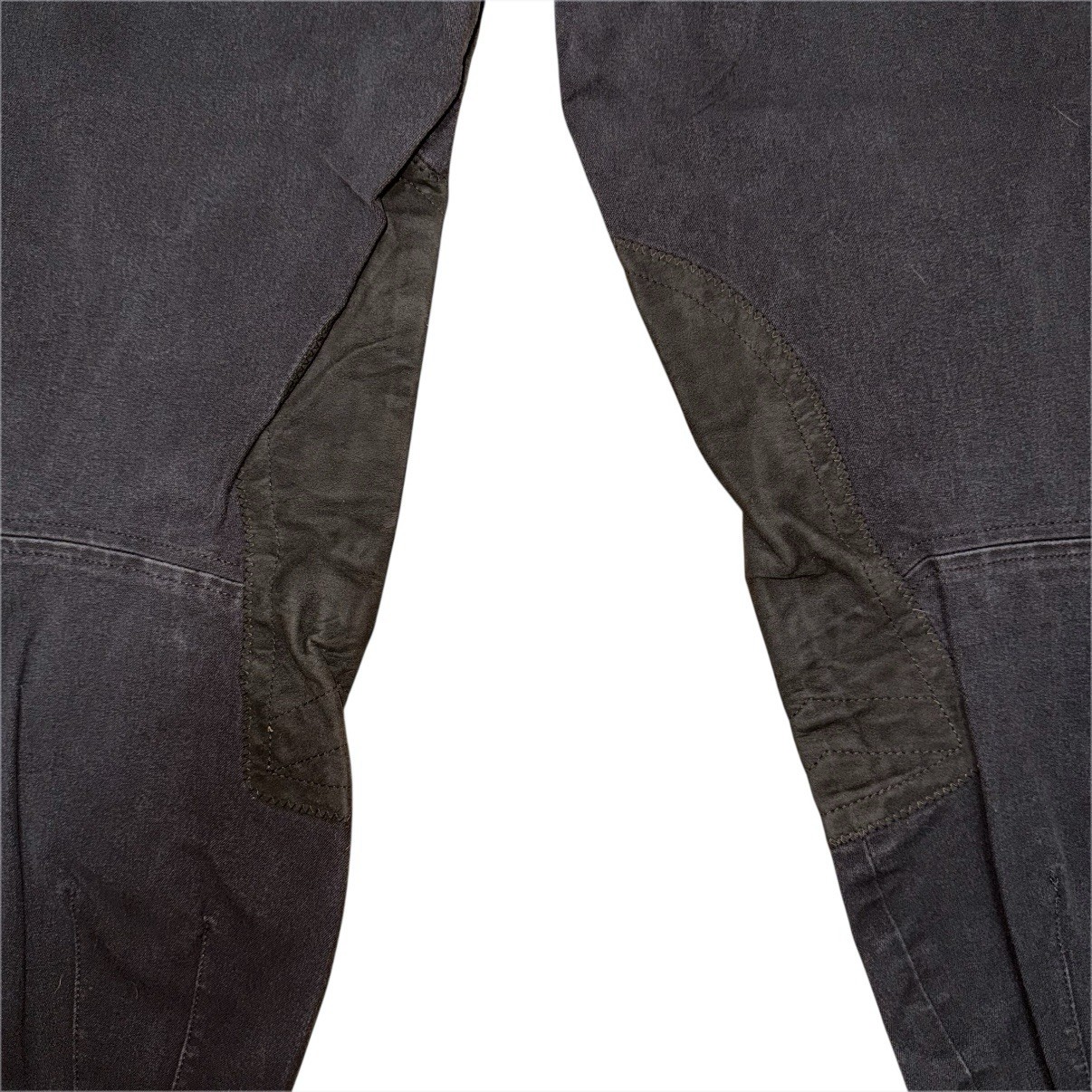 Tailored Sportsman 1965 Breeches 32 R Brown Side Zip Knee Patch USA Riding Pants