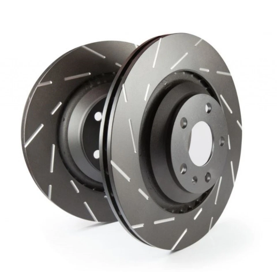 EBC For BMW 330i 2006 Rear Brake Rotors Sport Slotted 3.0L Turbo - Set of Two Foto 2 de 3