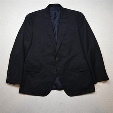 Stafford 42S Navy Blue Travel Suit Seperate Wool Blazer Suit Jacket Sport Coat