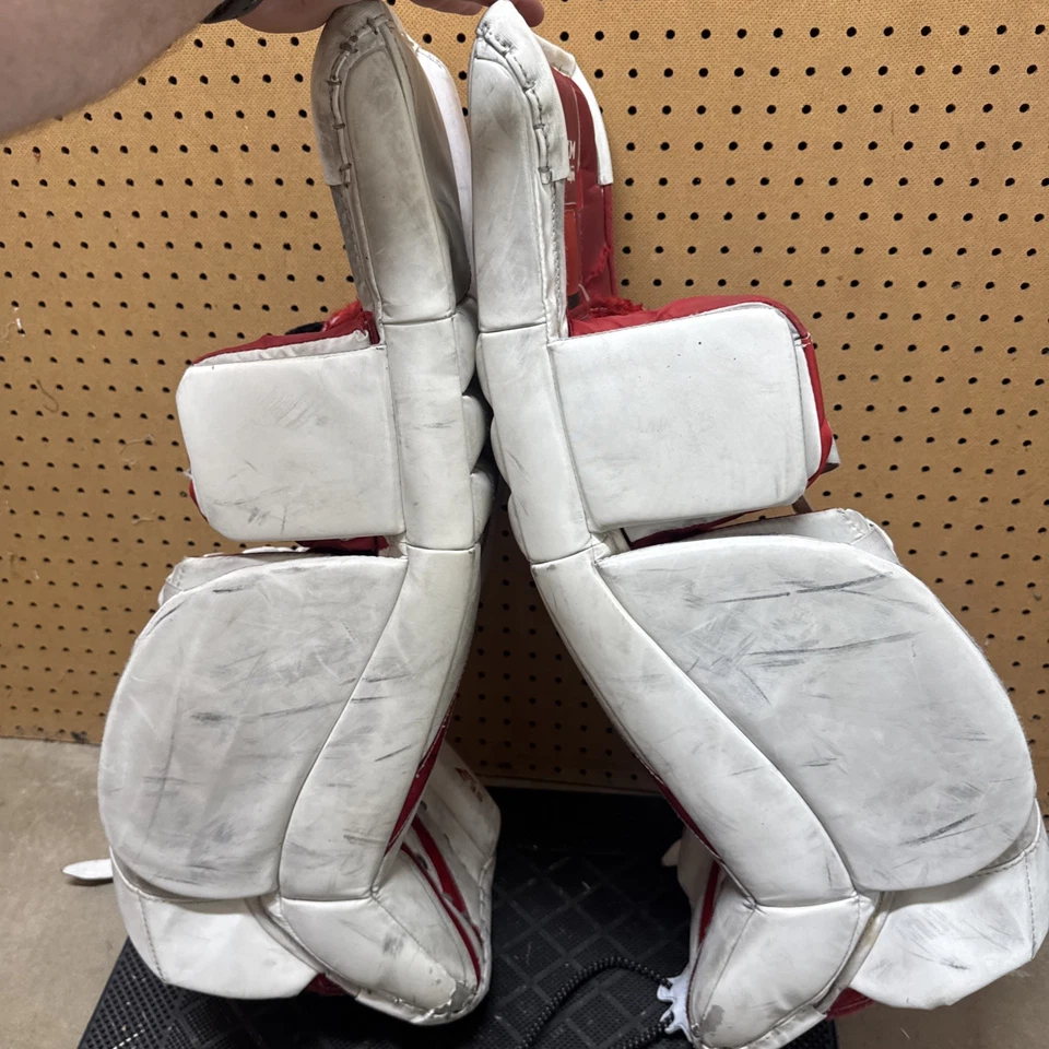 Almohadillas para piernas de portero de hockey CCM E 3.5 EFX 28+1 Junior M101JR GPE3.5 EFX JR Foto 4 de 4