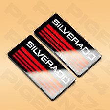 Side Pillar Roof Emblem For Silveradosierra Cab Plate Badge Accessories 3d Decal