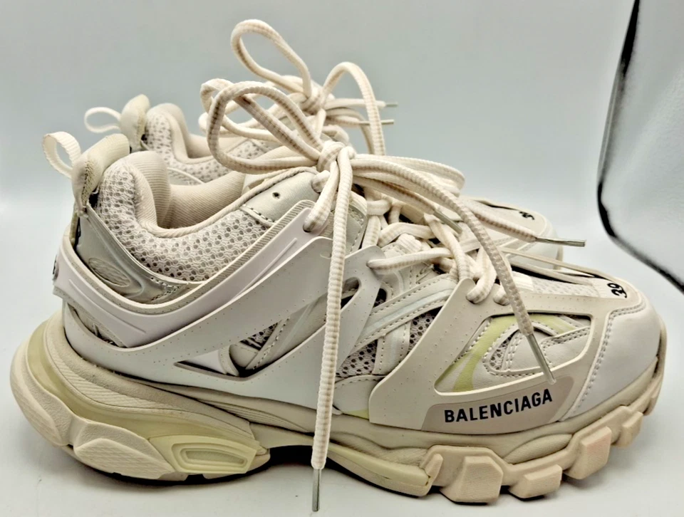 Balenciaga Track Sneakers Trainers White Chunky Teen Women UK 5 EU 39 J1953 - Image 2 of 4