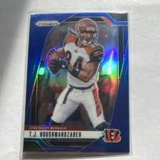 Panini 2024 Prizm Blue Prizm T.J. Houshmandzadeh Bengals #63 NFL Card