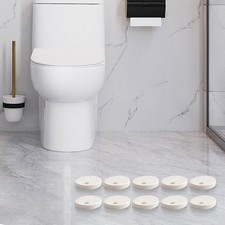 Toilet Hinge Cover Waterproof Decorative White Plastic Cap Various Sizes