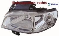 Abakus 445-1111R-LD-EM Hauptscheinwerfer Rechts Scheinwerfer FüR Seat