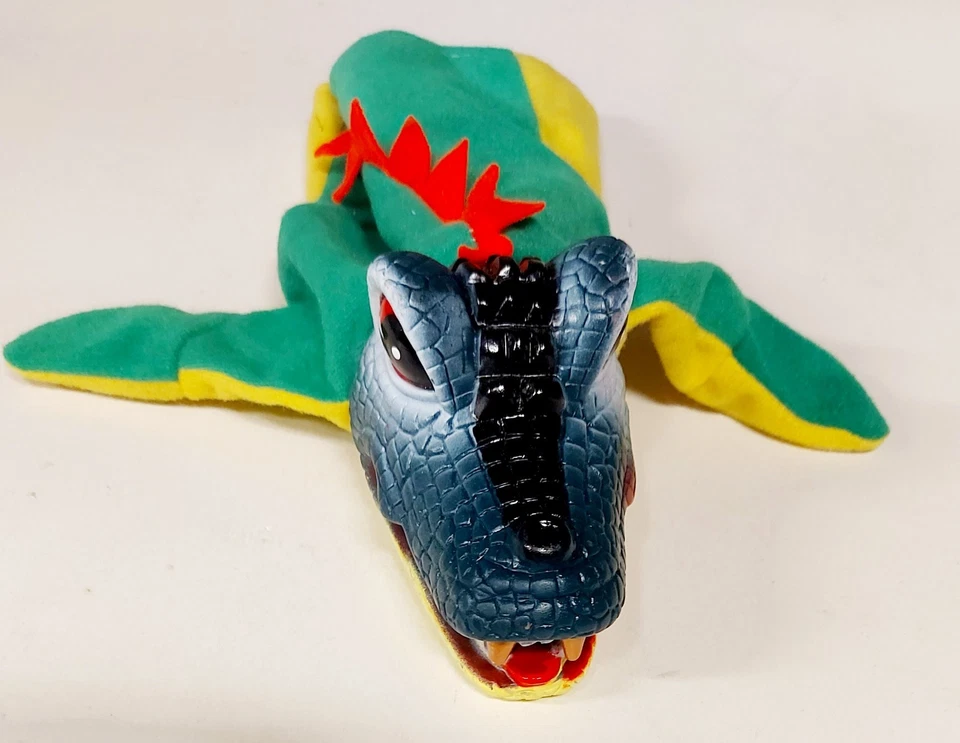 Handpuppe "Krokodil" für Kasperletheater, Puppentheater - Gummikopf - Bild 2 von 2