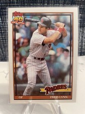 1991 Topps - Fred Lynn #586