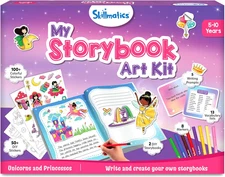 Storybook Art Kit - Create Fairytale Stories, DIY Craft & Writing Kit with 300+ 