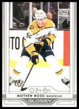 2025-26 Upper Deck #OG-45 Matthew Wood O-Pee-Chee Glossy