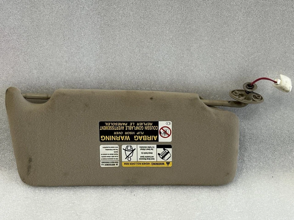 Lexus RX400H 2007 lado izquierdo del conductor parasol marfil La01 Foto 2 de 4