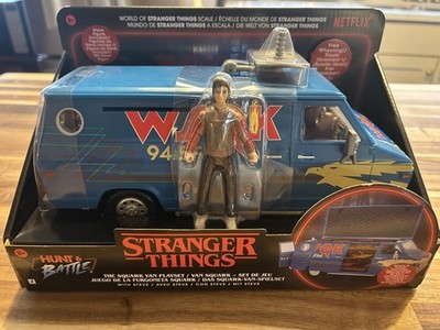 NEW 2025 Stranger Things Season 5 WSQK The Squawk Van Playset + Steve Figure