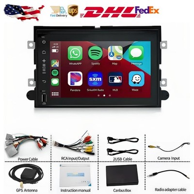 Raptor 7'' Android 13 CarPlay Car Stereo Radio 32G GPS For 2013- 2014 Ford F-150