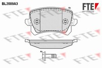 Bremsbelagsatz Scheibenbremse FTE 9010673 FüR VW Tiguan Passat B7 Variant 365 CC