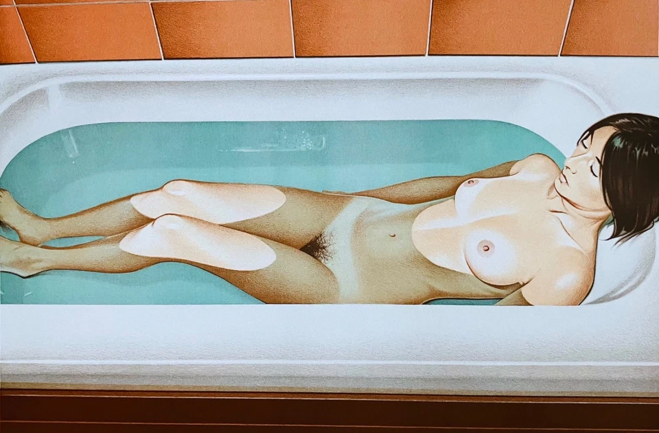 Mel Ramos, "Bonnards Bath", 1979, Lithografie, handsigniert, nummeriert