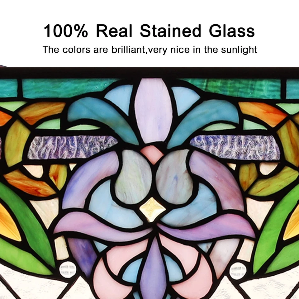 Paneles de ventana de estilo victoriano Capulina - Atrapasoles de vitrales - Handicra... Foto 3 de 4