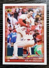 2026 Topps 1991 TOPPS 35TH ANNIVERSARY #T91-95 NOLAN ARENADO ST LOUIS CARDINALS