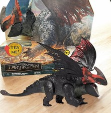 VOLCANO ISLAND TITAN RED DEATH How to Train Your Dragon Live 23" Figure NEW Read