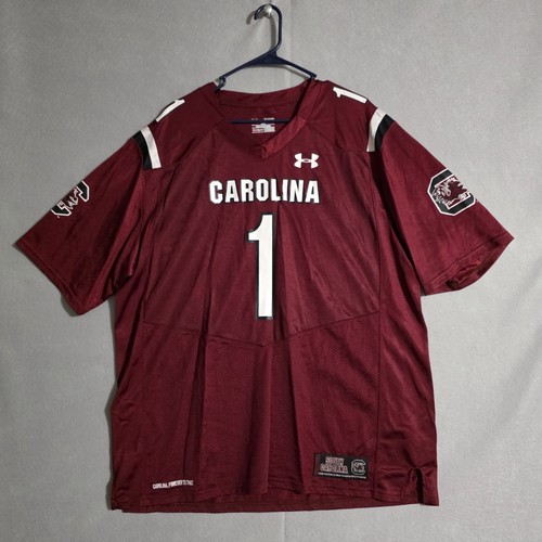 Under Armour Mens South Carolina Gamecocks #1 Football Jersey SEC Size XL