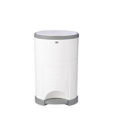 Diaper EKO MINI Diaper Pail, White, ONLY Eco-Friendly Diaper Pail Made with 70