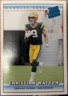 2022 Panini Instant RATED ROOKIE RETRO CHRISTIAN WATSON RC #’d 1/4094 ...