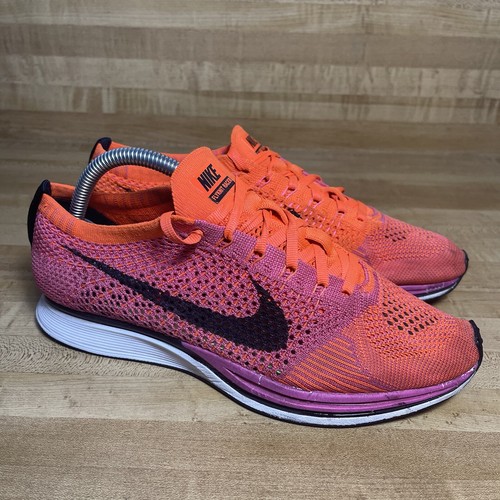 Nike Flyknit Racer Pink Flash Hyper 