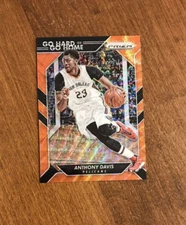 Anthony Davis 2016-17 Prizm Go Hard Home Orange Wave #3 Pelicans Lakers /25
