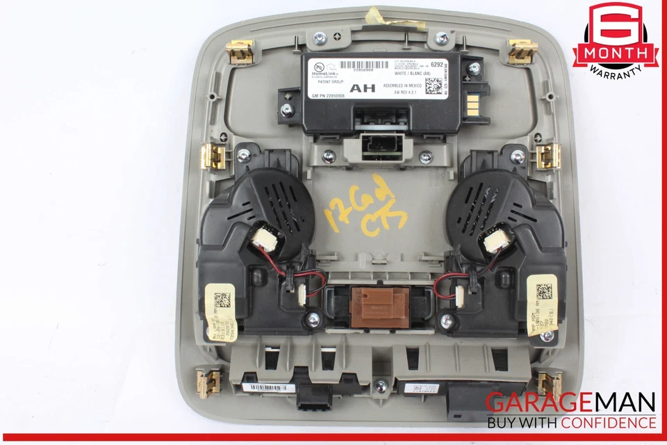 Lámpara de luz domo consola central superior 14-19 Cadillac CTS V-Sport 22850908 OEM Foto 4 de 4