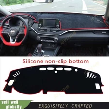 for Nissan Altima 2019-2024 Red Dashboard Dash Mat DashMat Sun Cover Pad