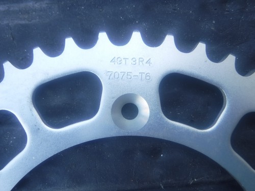 2003-2009 YAMAHA YZ450F NEW 49T-3R4 SUNSTAR ALUMINUM REAR SPROCKET 7075-T6 03-09 - Picture 3 of 5