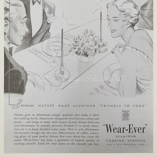 1936 Wear-ever Aluminum Cookware Home Kitchen silver photo art decor vintage ad - Picture 12 of 12