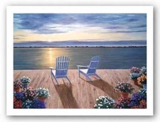 Among Friends I Diane Romanello Seascape Art Print 7x5