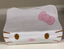 Hello Kitty Tissue box Cover PU Leather Pink White