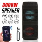 3000W Portable Bluetooth Speaker Subwoofer Heavy Bass Stereo Sound System Party