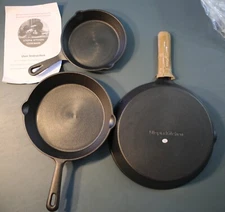 Pre-Seasoned Cast Iron Skillet Set 3-Piece - 6 , 8 and 10 Inches Utopia Kitchen