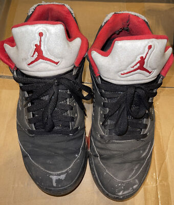retro 5 university red and black