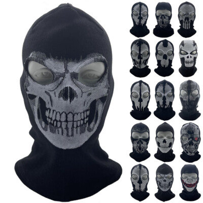 Twin Eyes Balaclava Motorcycle Motorbike Under Helmet Liner Mask Neck Scarf Hood