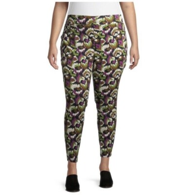 Women Terra Sky Size 3X (24W 26W) Jeggings Bold Purple