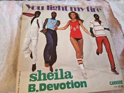Schallplatte Single | Sheila B. Devotion | You light my fire |7  Vinyl mit Cover