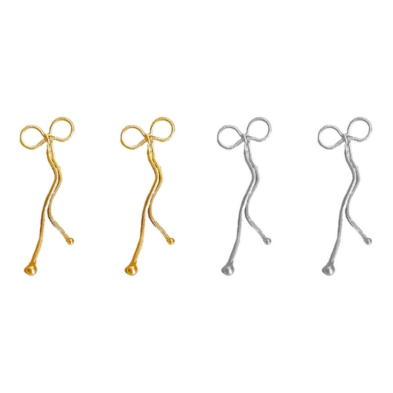 Tassels Earrings Trendy Ear Jewelry Alloy Material Ear Pendants for Party Daily