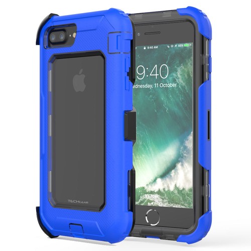 iPhone 8 Plus, 7 Plus Tough Rugged HEAVY DUTY Shock Case + Belt Clip & Stand - Picture 26 of 27