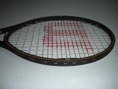 WILSON PRO STAFF 6.0 LARGEHEAD OS 110 TENNIS RACQUET 4 3/8 WILSON PRO STAFF 6.0 LARGEHEAD OS 110 TENNIS RACQUET 4 3/8