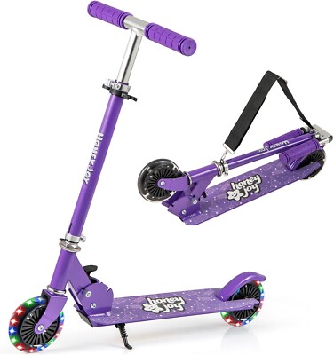 Kinder Roller Scooter mit PU LED-Räder höhenverstellbar Kinderroller