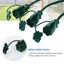 DEWENWILS Outdoor Extension Cord 1 to 3 Splitter 3 Outlets Plugs Cord 25ft 16/3