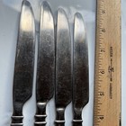 Hampton Silversmiths Concierto Pat. 048 Satin Stainless Lot of 4 Dinner Knives — photo 5