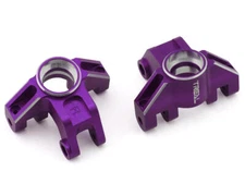 Treal Hobby Losi LMT Aluminum Front Steering Knuckle (Purple) (2) [TLHTLMT-107]