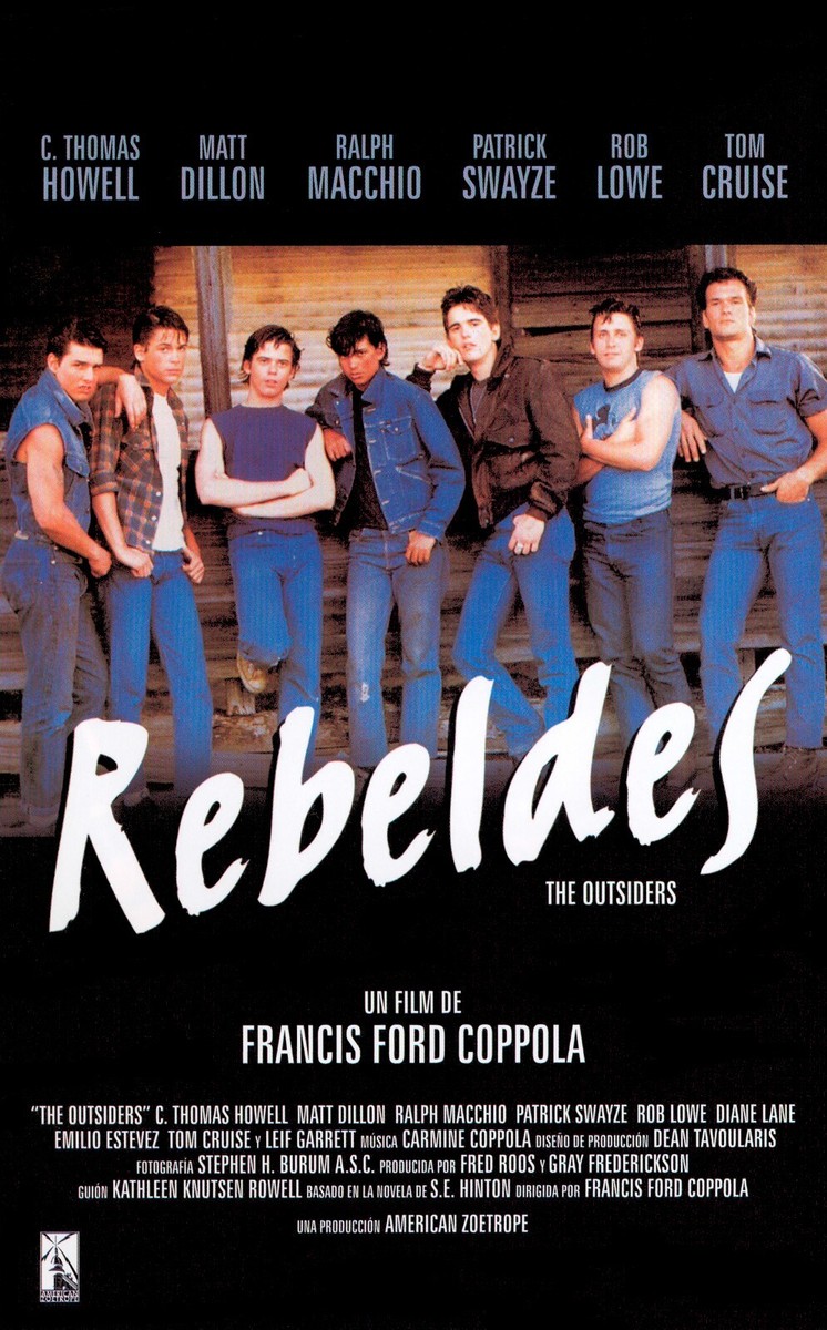 「THEOUTSIDERS」ポスター The Outsiders movie poster (b) - Tom Cruise, Patrick Swayze