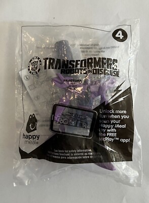 2015 McDonald's Happy Meal Toy Transformers Robots In Disguise Fracture #4 MIP