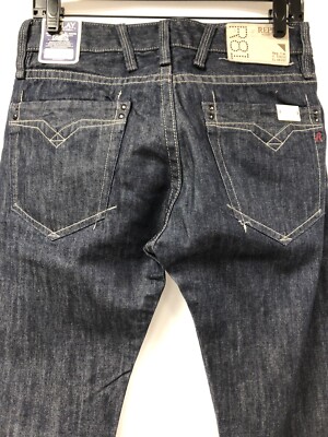 Jean Homme Replay MV950A 100% Coton Taille W28 Bleu - Neuf Avec étiquettes, Coupe Droite Classique