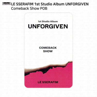 Le Sserafim 1st Studio Album Unforgiven Comeback Show POB M2