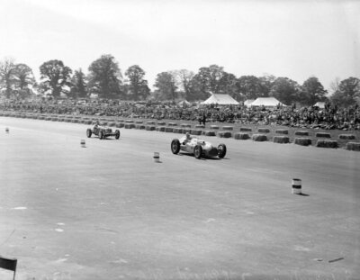 Johnny Claes in a Lago-Talbot T26C 1949 Motor Racing Old Photo 2